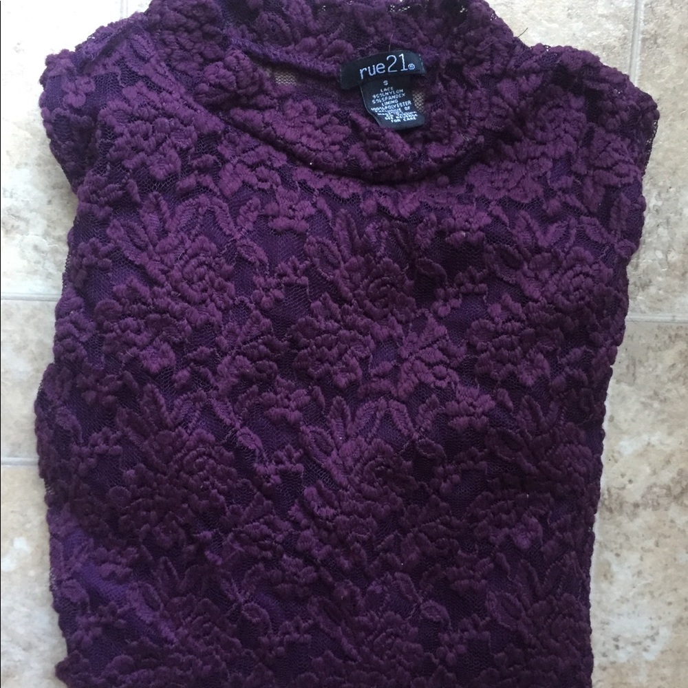 Long-Sleeve stretchy Lace Shirt